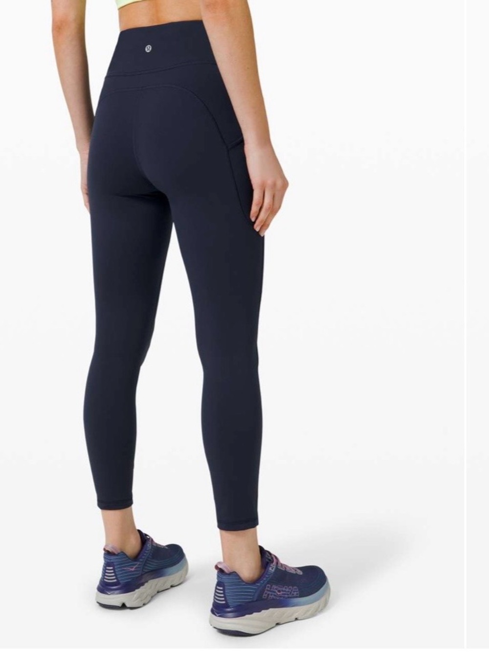 Lululemon Invigorate High-Rise Tight 25" True Navy size 4 with pockets